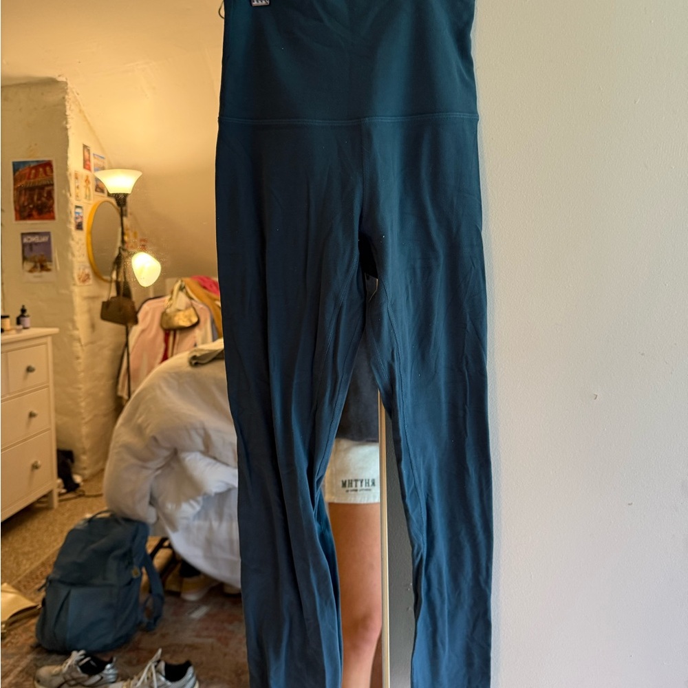 Teal High-Waisted Leggings
